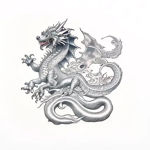 Falcor The Luck Dragon From The Neverending Story