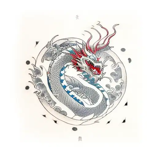 Kanjis Dragon Japanese