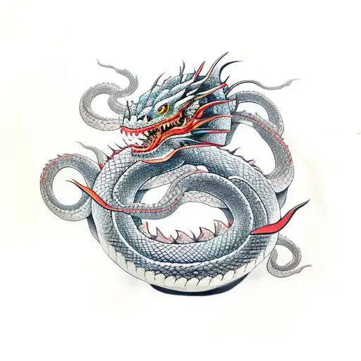 Snake Turn Into Dragon