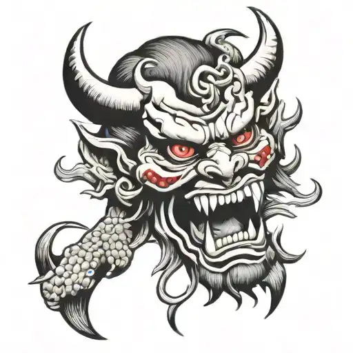 Demon Oni Japanese Style