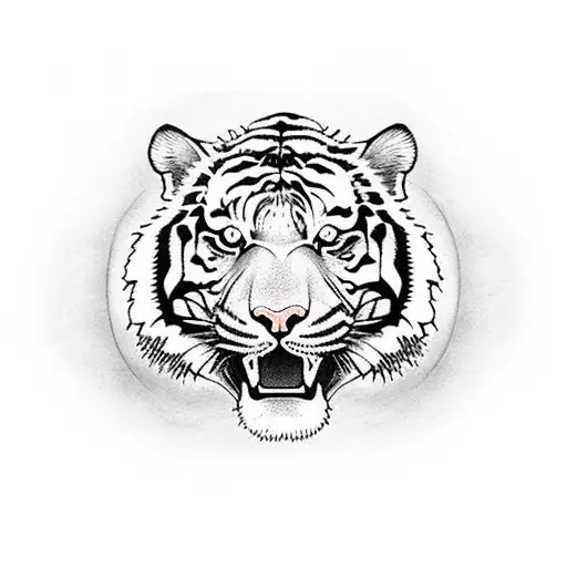 Tiger With His Full Body