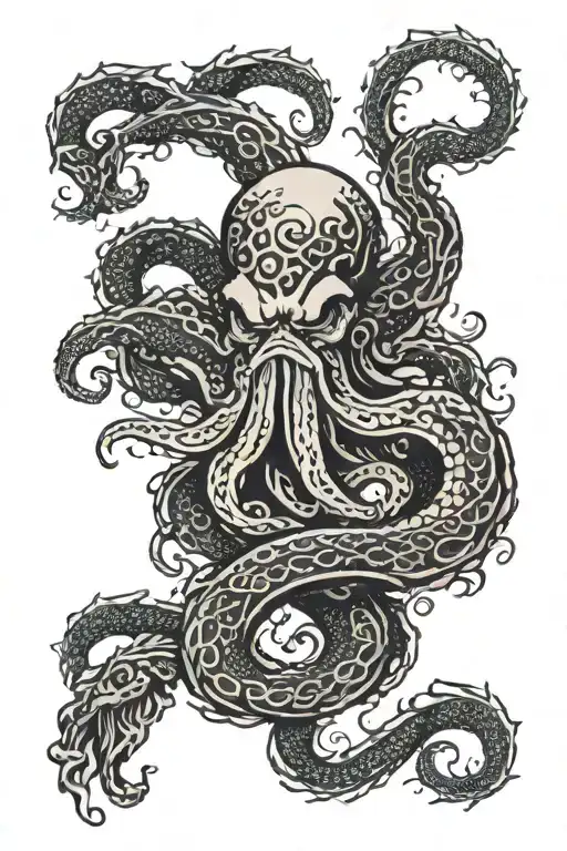 Kraken Wrapping Its Tentacles