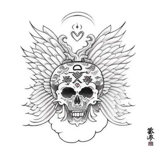 Angel And Heart And Knife