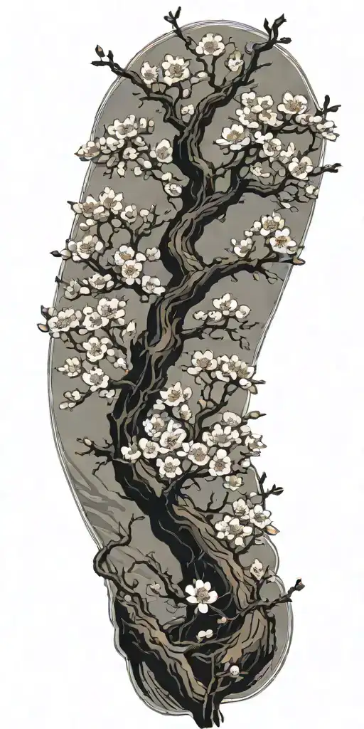 Cherry Blossom Tree Blooming