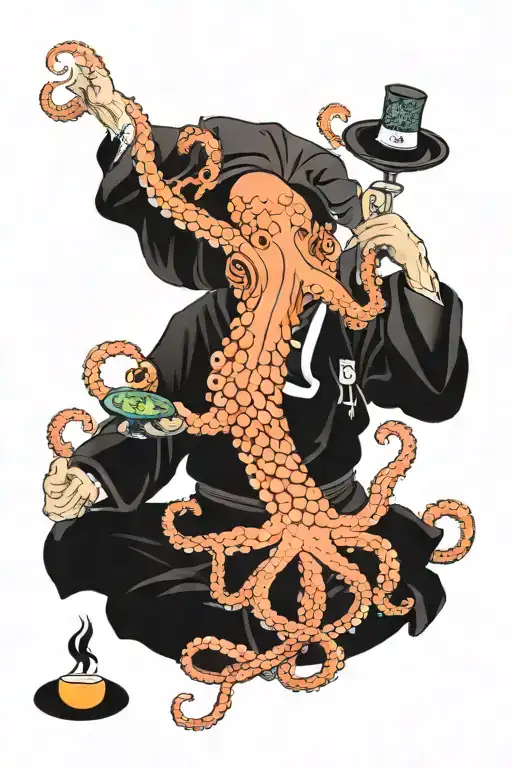 Octopus And Chef
