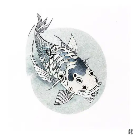 Koi Fish With