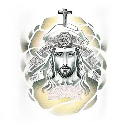 Hungarian Themed Jesus On Cross