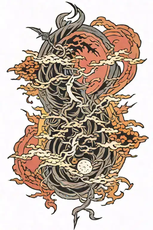 Lightning And A Full Moon