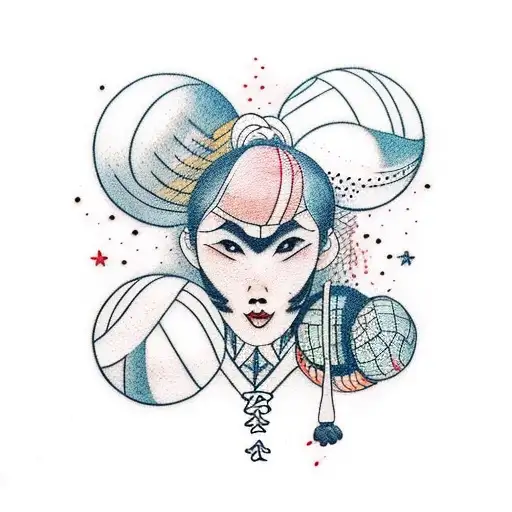 Volleyball Like A Moon