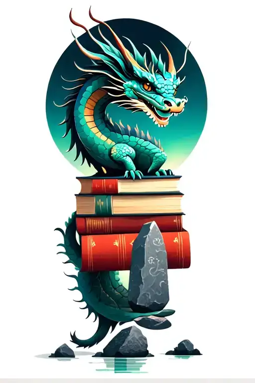 Books Small Flying Dragon Standing Stones