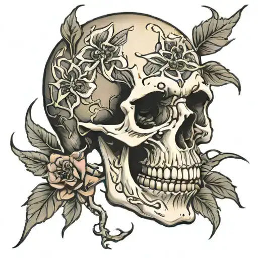 Skull With Thorns