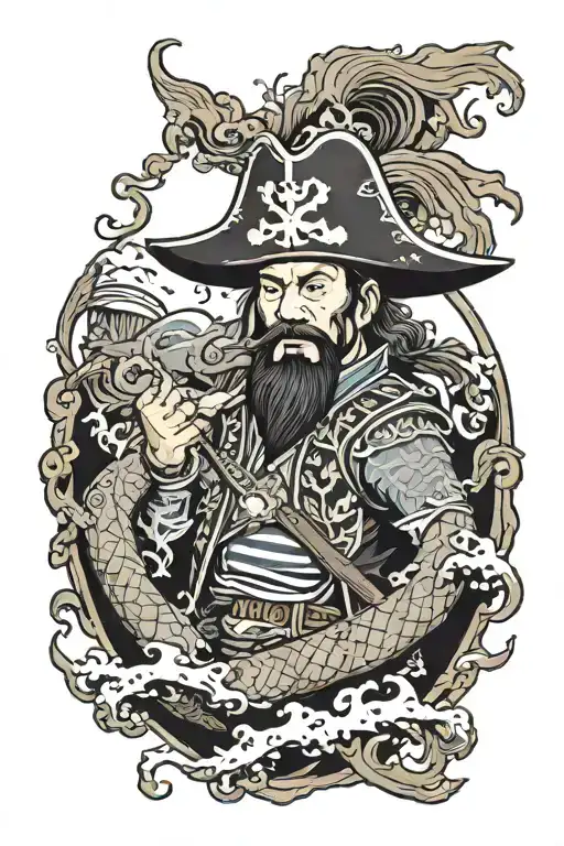 Nautical Pirate Crack Sake