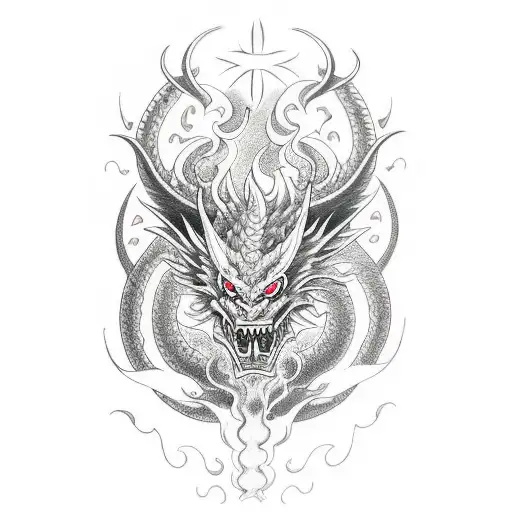 Devil Aries Fire Dragon