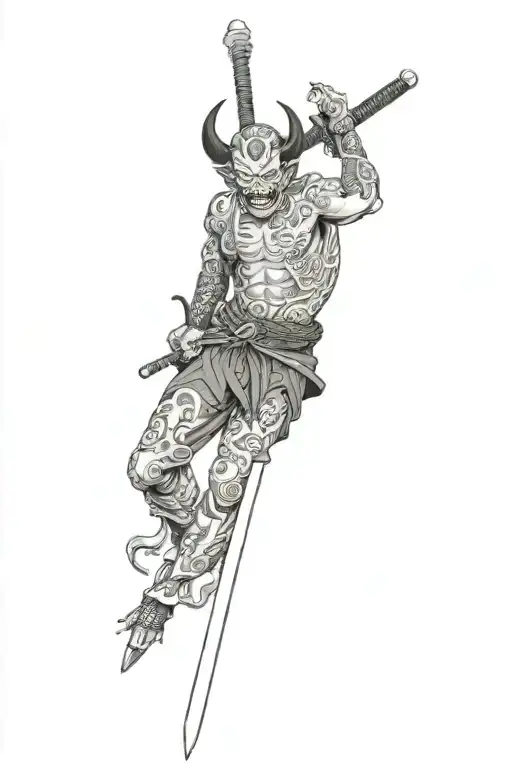 A Demon With A Sword