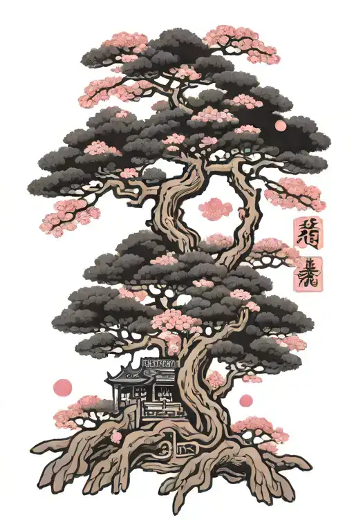 Senbon Zakura Pink Tree