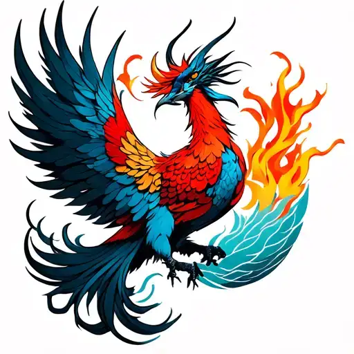 Phoenix Rising From The Ashes