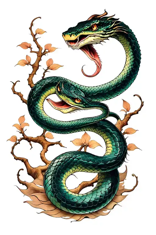 Snakes Put The Roots