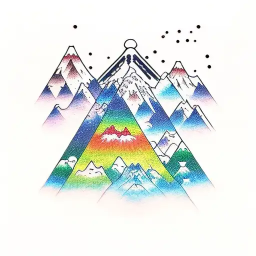 Rainbow And Mountain Bike