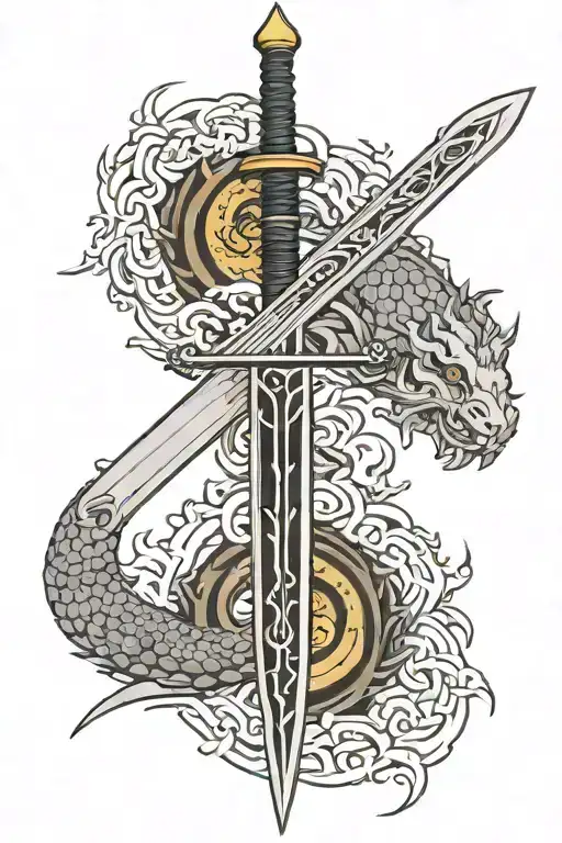 Sword With Capricorn