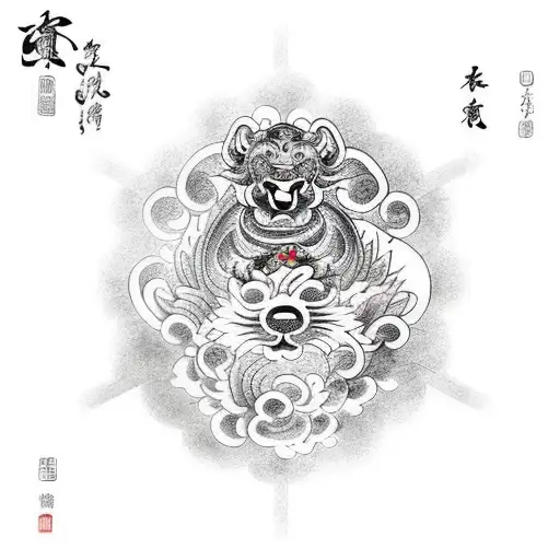 Chinese Foo Dog Hand