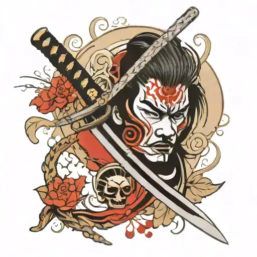 Katana And Blood Crescent