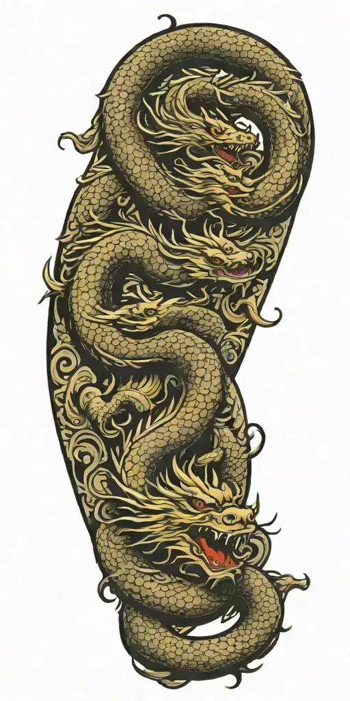 Chinese Wood Dragon Zodiac Symbols