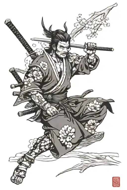 Samurai Waiting For Revenge