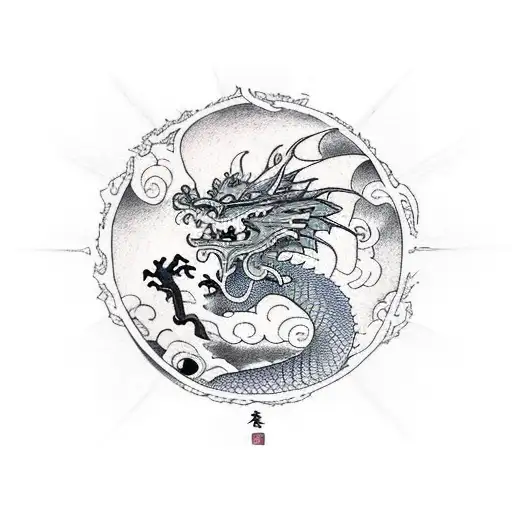 Dragon Sleeping Himalayas