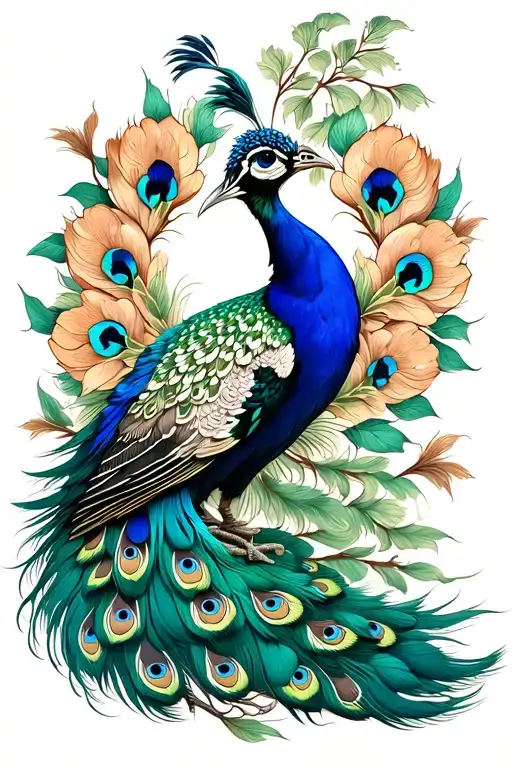 Peacock For My Arm Sleeve