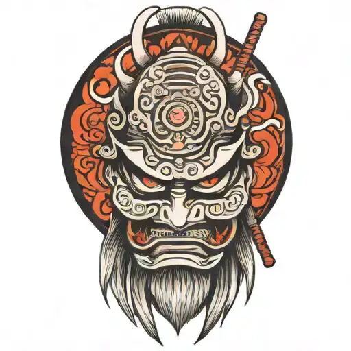 Masked Samurai Warrior