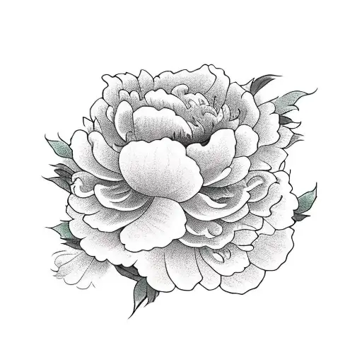 Peony Vine With A Dragon Chinese Symbols For Beauty Love And Grace