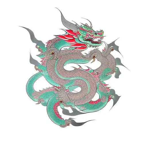 Incorporate Traditional Hmong Symbols Into An Dragon