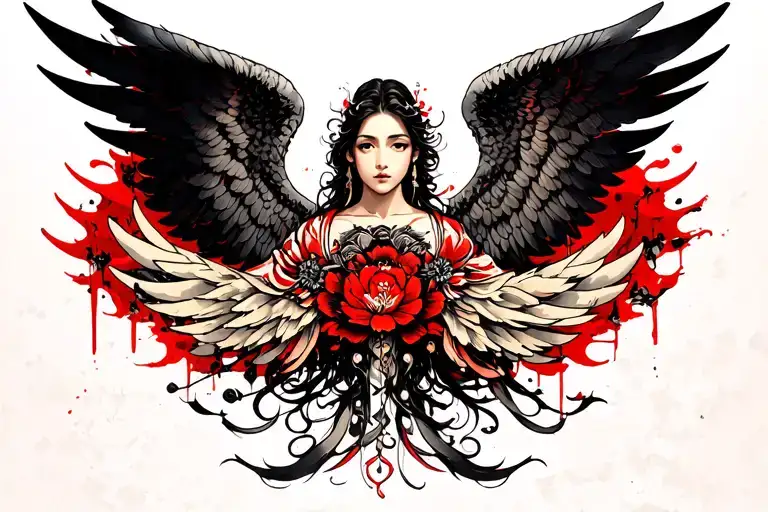 Gabriel Angel Wings Grafitti