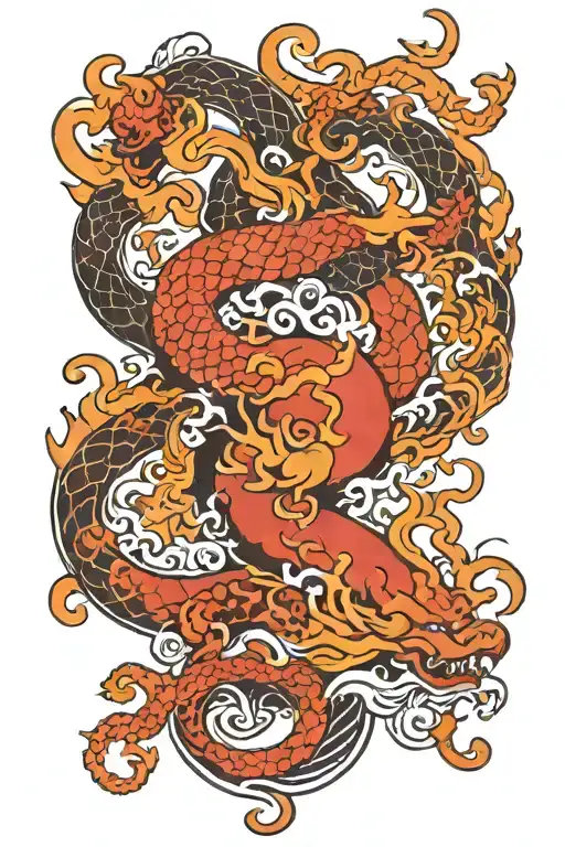 Wirazd Fire Ying And Tang Symbol