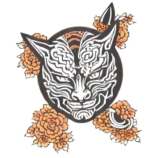 Sleeve In A Circle Bakaneko Mask