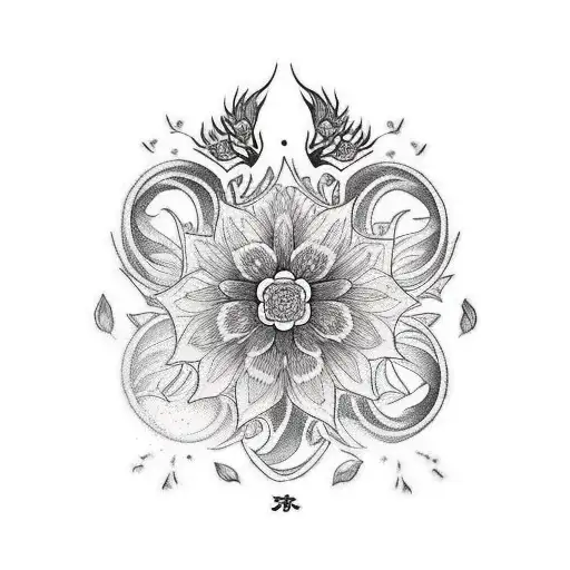 Raven Lycoris Flower