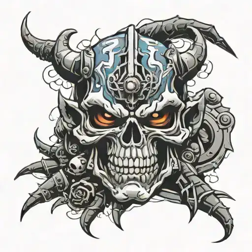 Skull Orc Warhammer 40K Space