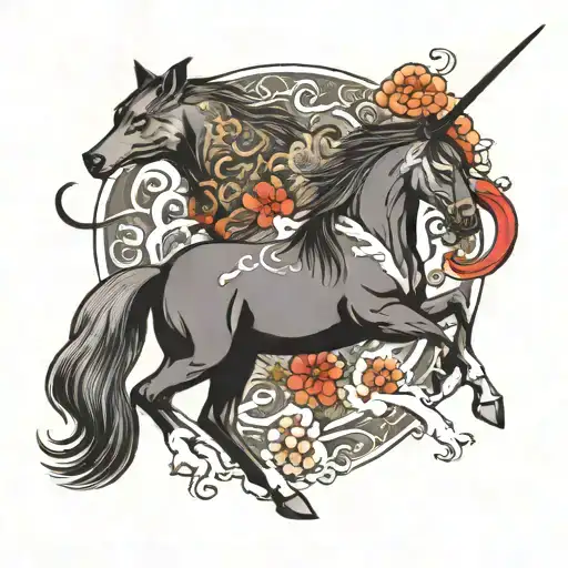 Horse And Wolf