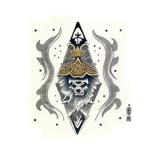 Ace Of Spades With Forest
