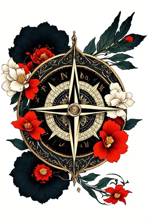 Filligree Compass Rose