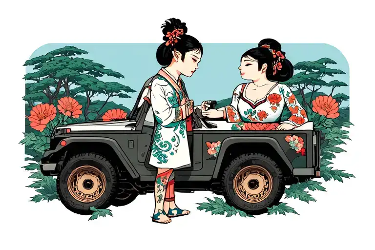 Husband And Wife We Like Off Roading