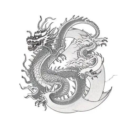 Man X Scar On Left Shoulder Riding A Dragon Dragon