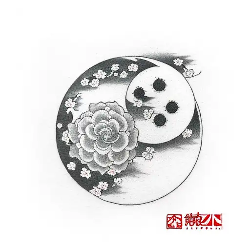 Cherry Blossom Blood Moon