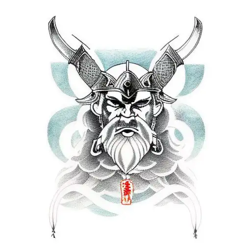 Viking Raven Thor Odin