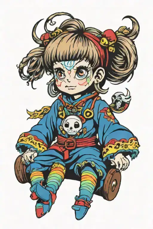 Rainbow Brite Voodoo Doll