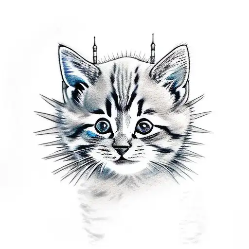 Kitten Warrior From Ukraine