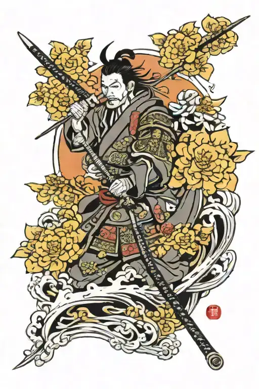 Japan And Flowers And Samurai The Rest Is Up To You