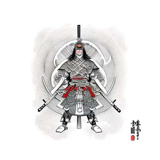 Samurai But Armor Has Celtic Know Work