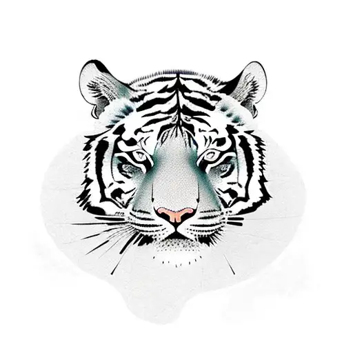 A Majestic Tiger Prowling Through A Dense Forest