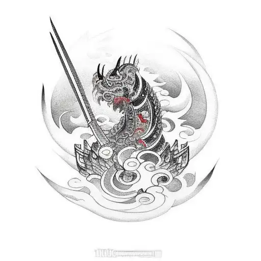 Beautiful Fierce Warrior